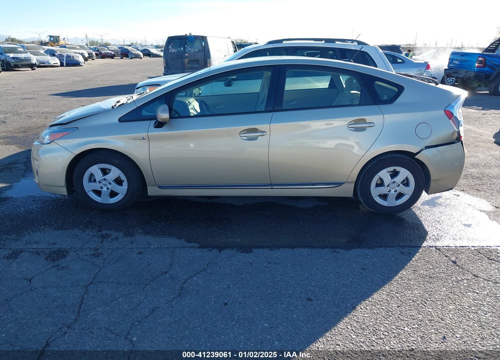 2011 TOYOTA PRIUS THREE VIN: JTDKN3DU9B1417090