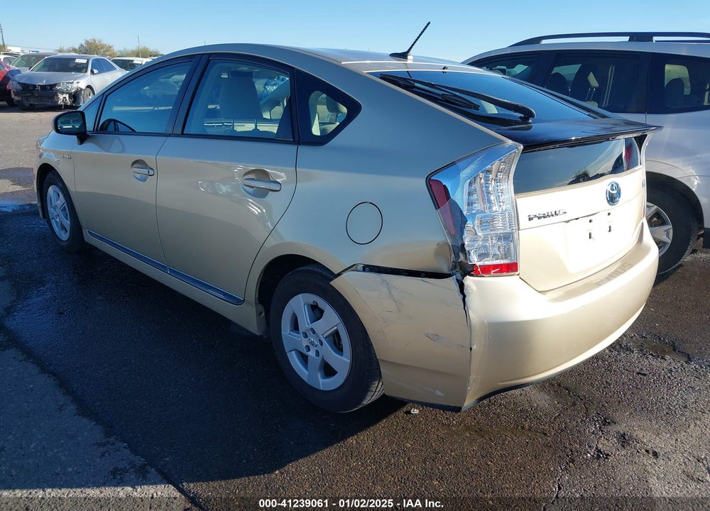 2011 TOYOTA PRIUS THREE VIN: JTDKN3DU9B1417090