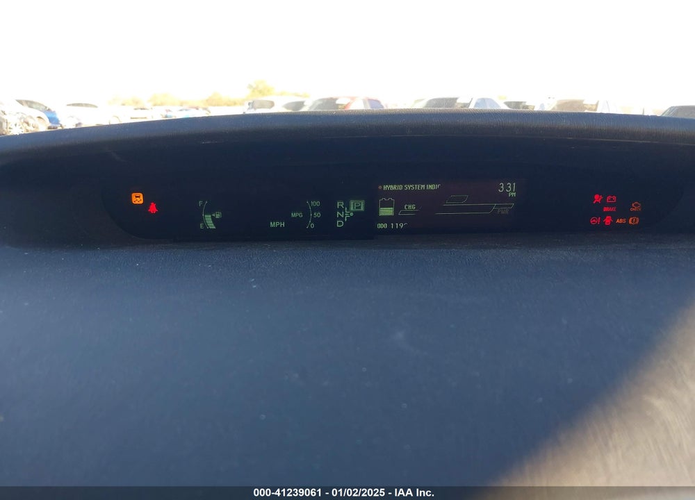 2011 TOYOTA PRIUS THREE VIN: JTDKN3DU9B1417090