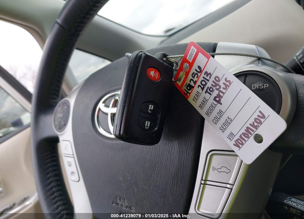 2013 TOYOTA PRIUS V FIVE VIN: JTDZN3EU0D3204176