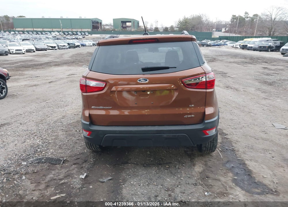 2018 FORD ECOSPORT SE VIN: MAJ6P1UL8JC199448