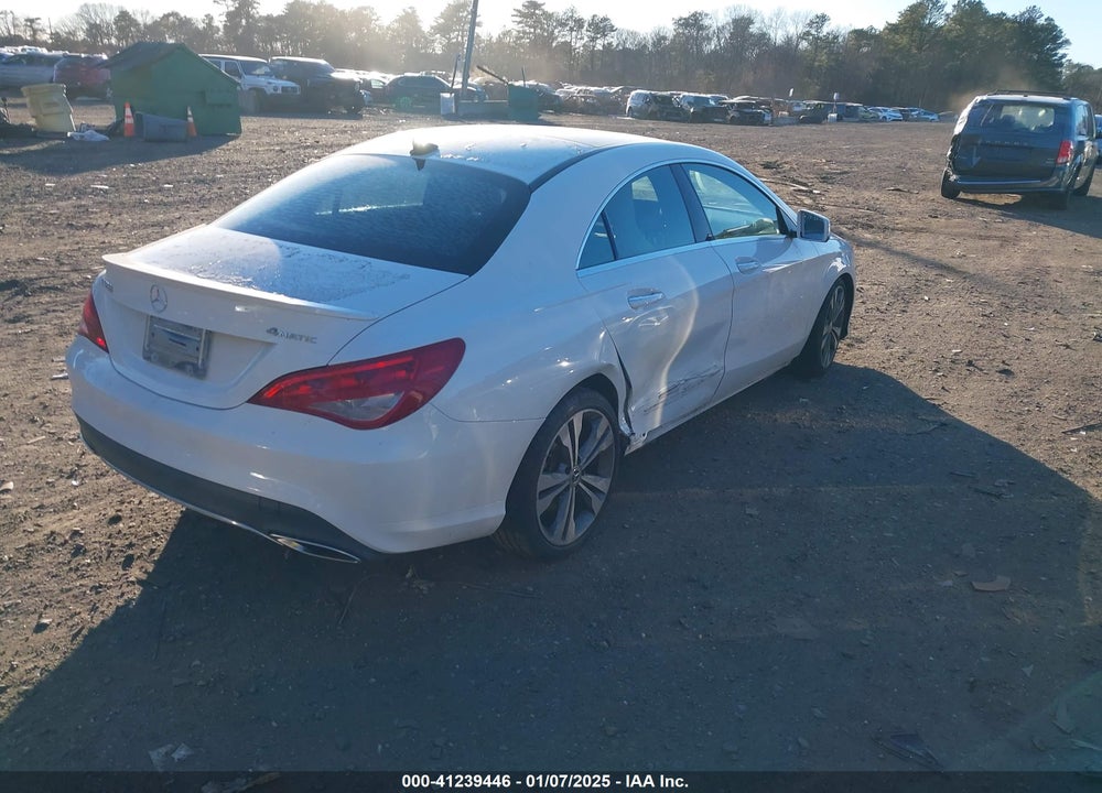 2018 MERCEDES-BENZ CLA 250 4MATIC VIN: WDDSJ4GB3JN647443
