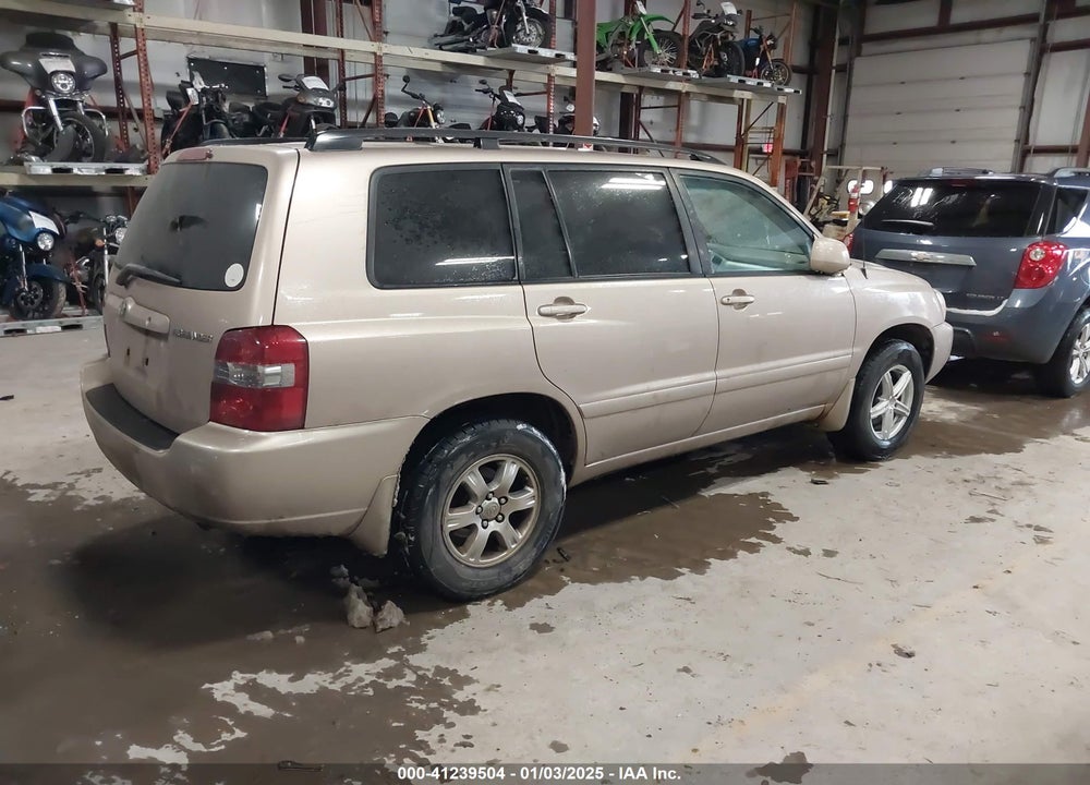 2004 TOYOTA HIGHLANDER V6 VIN: JTEEP21A140015838