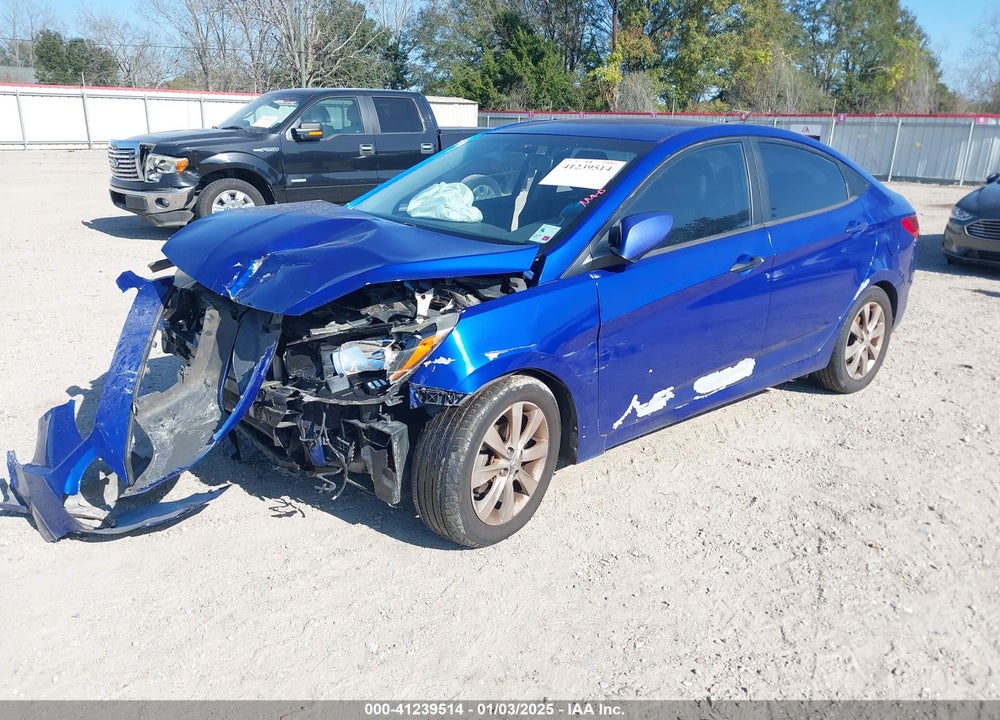 2013 HYUNDAI ACCENT VIN: KMHCU4AE8DU382694