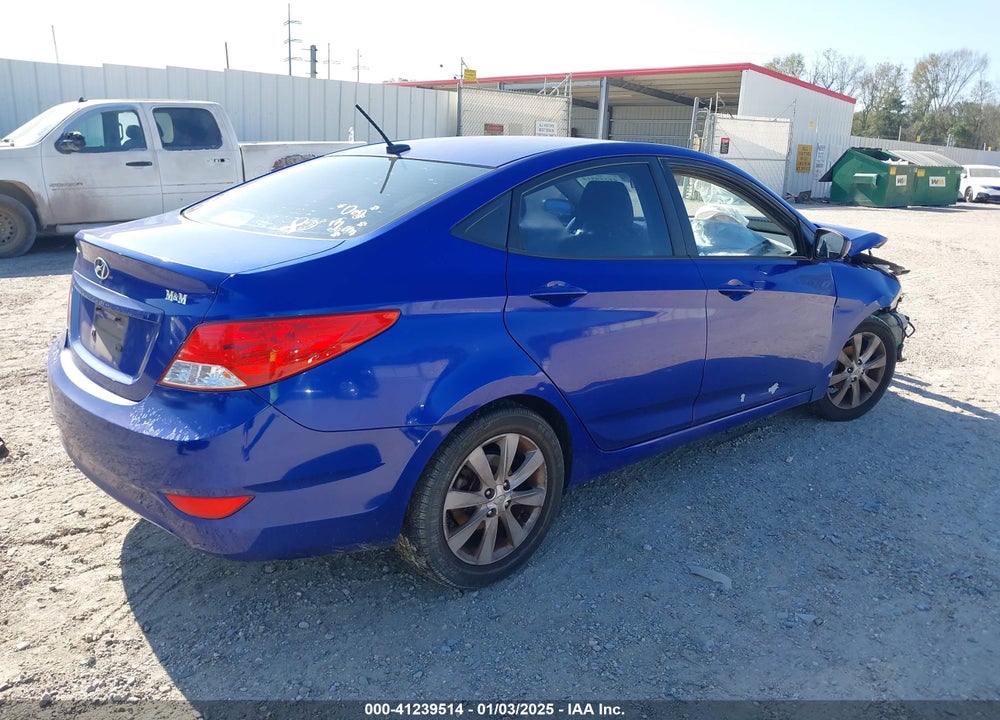 2013 HYUNDAI ACCENT VIN: KMHCU4AE8DU382694