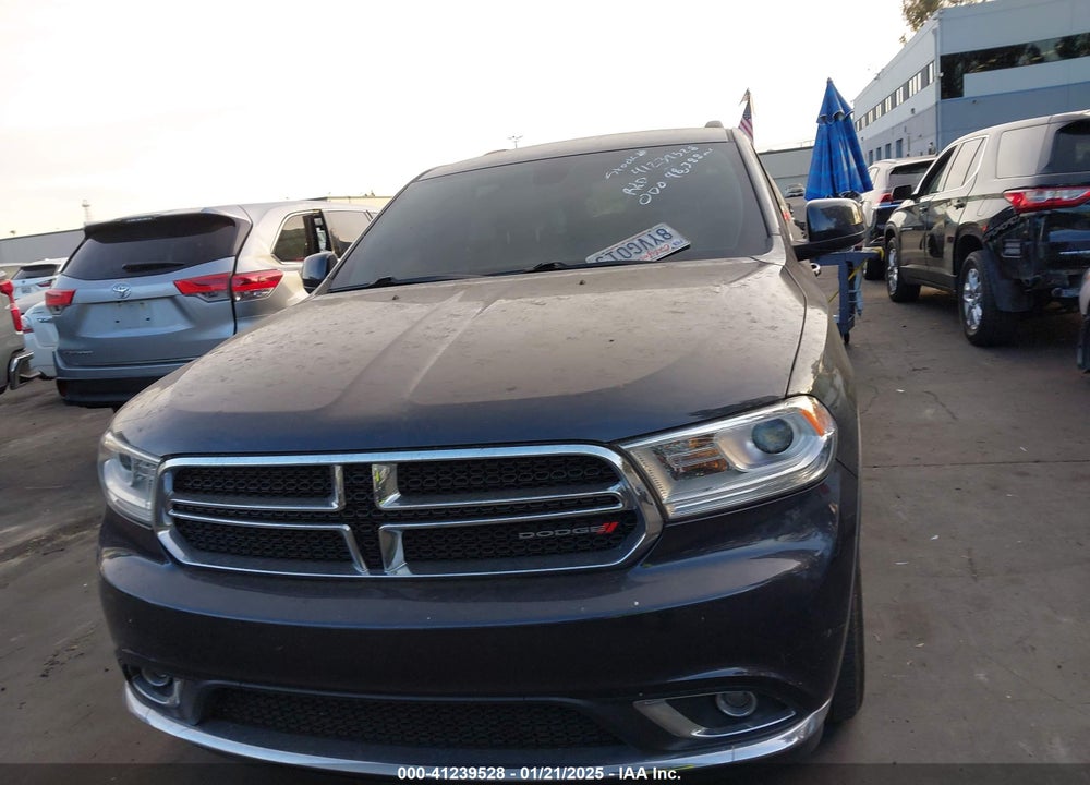 2015 DODGE DURANGO SXT VIN: 1C4RDHAG7FC833954