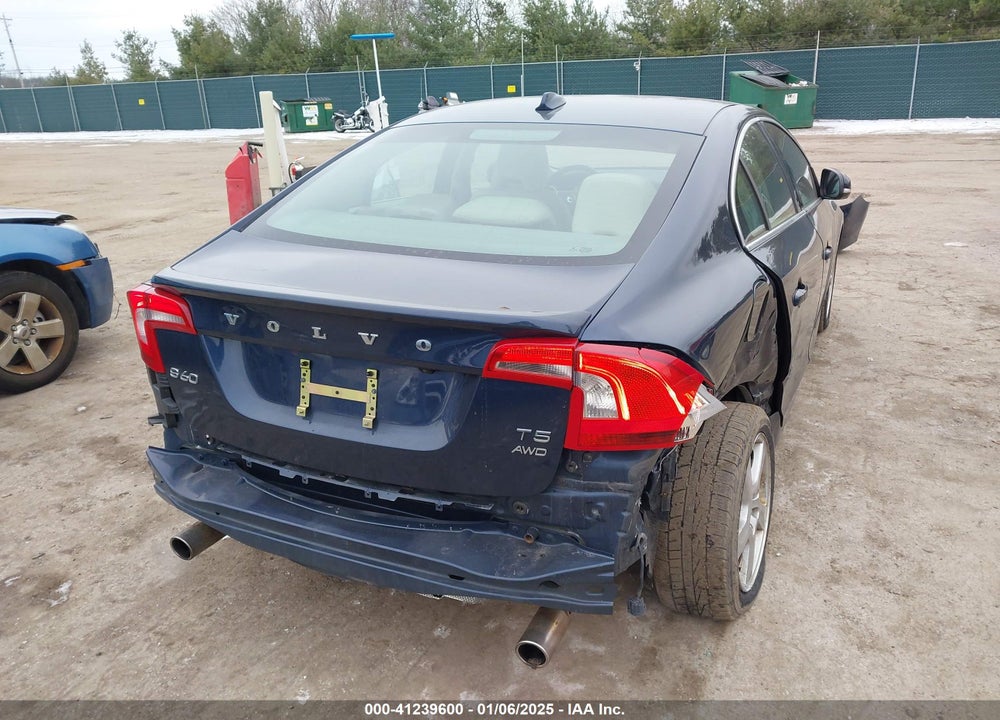 2013 VOLVO S60 T5 VIN: YV1612FH9D1214267