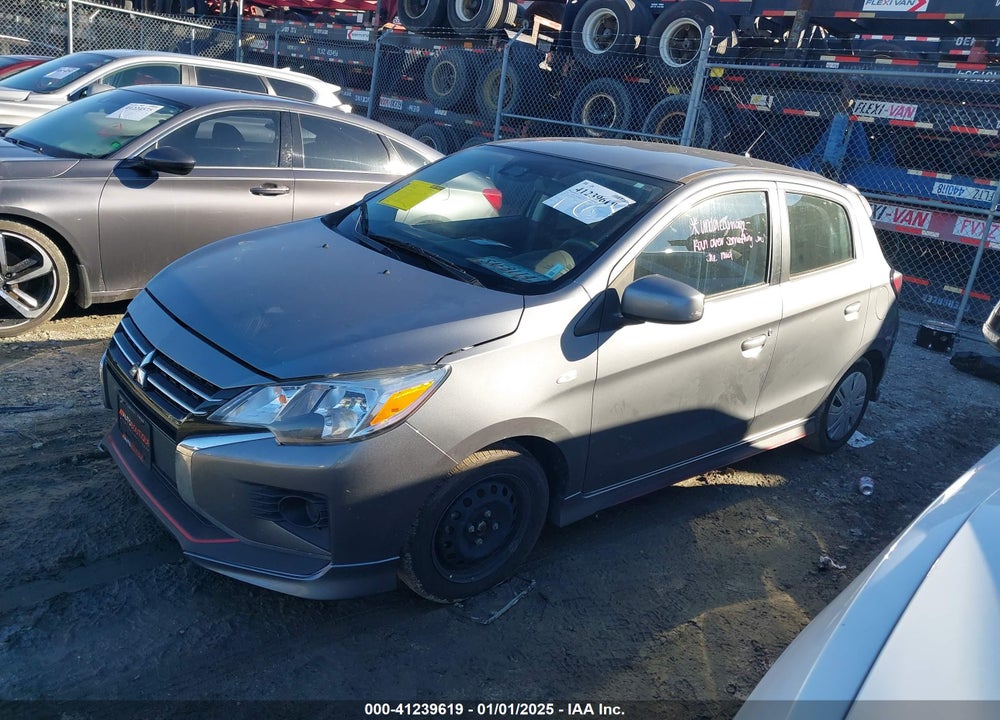 2021 MITSUBISHI MIRAGE CARBONITE EDITION/ES/LE VIN: ML32AUHJ2MH006516