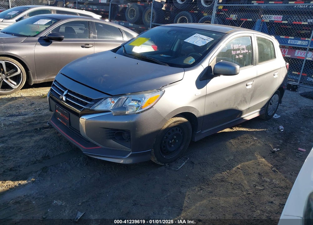 2021 MITSUBISHI MIRAGE CARBONITE EDITION/ES/LE VIN: ML32AUHJ2MH006516