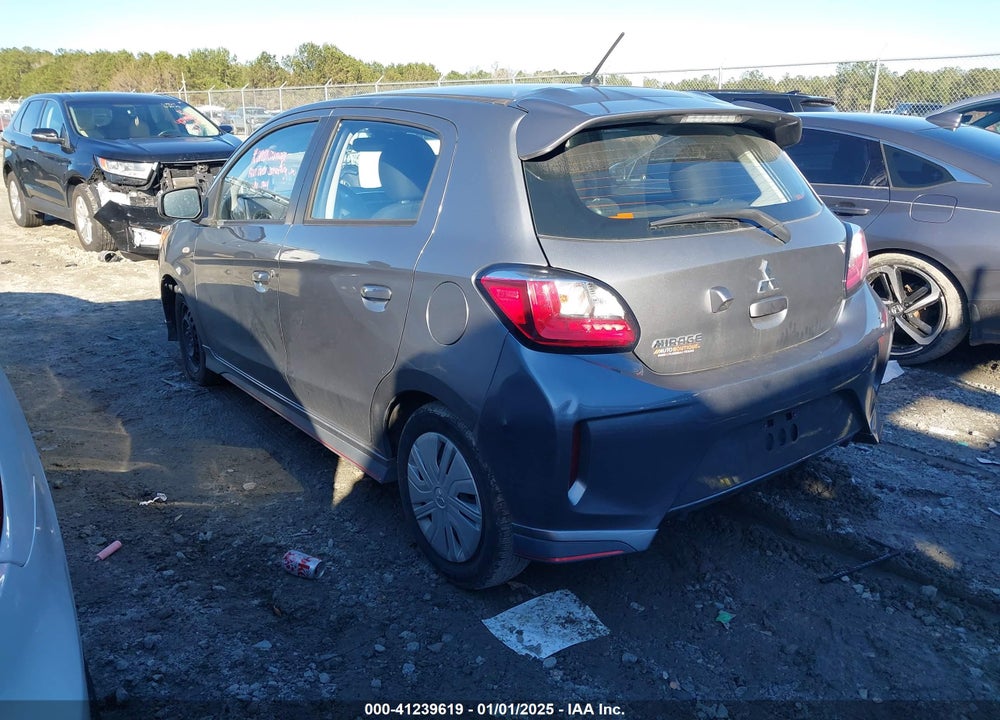 2021 MITSUBISHI MIRAGE CARBONITE EDITION/ES/LE VIN: ML32AUHJ2MH006516