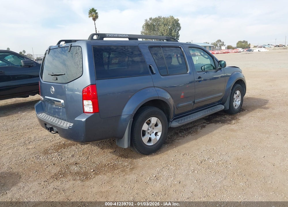 2006 NISSAN PATHFINDER S VIN: 5N1AR18U36C668952