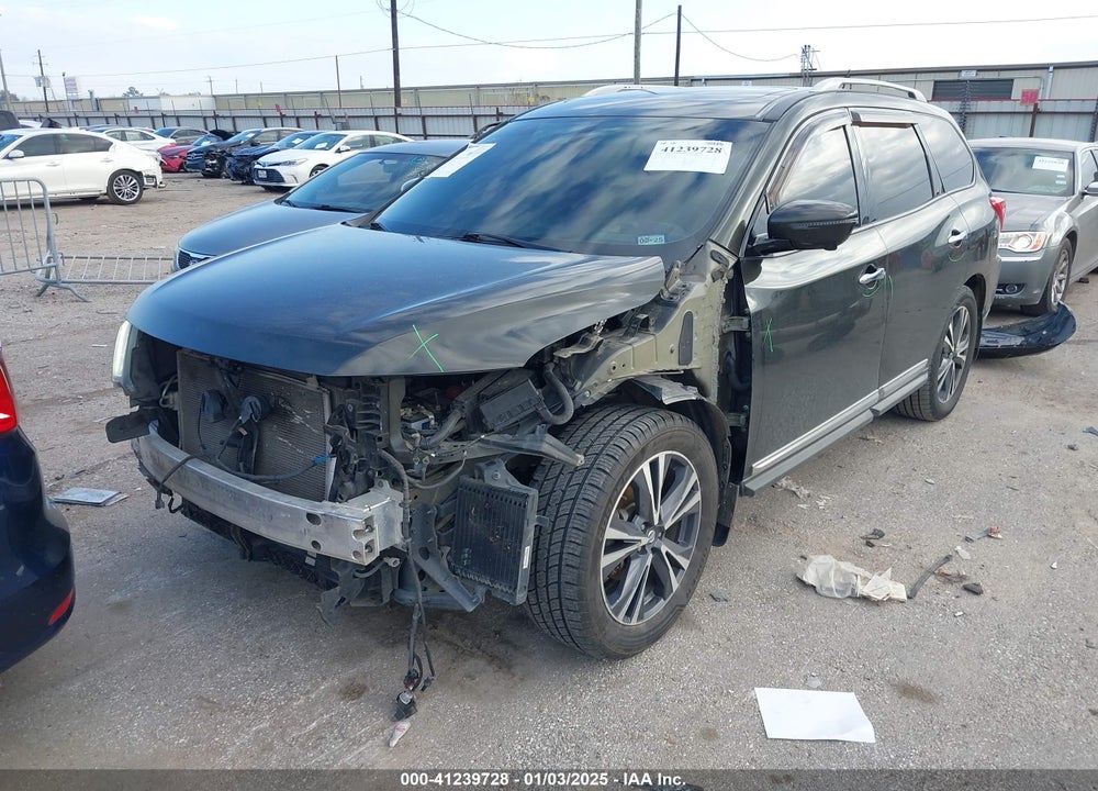 2017 NISSAN PATHFINDER PLATINUM/S/SL/SV VIN: 5N1DR2MM9HC614597
