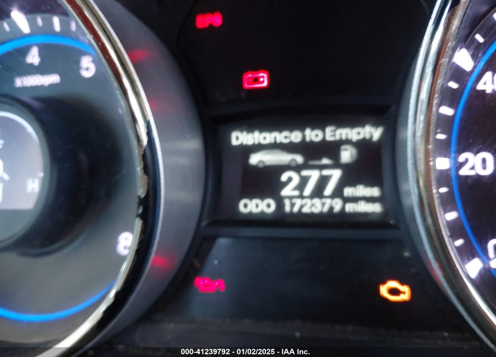 2013 HYUNDAI SONATA VIN: 5NPEB4AC9DH627899
