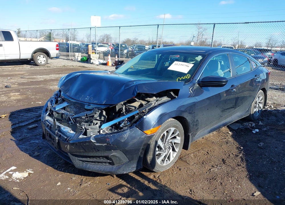 2017 HONDA CIVIC EX VIN: 19XFC2F74HE045981