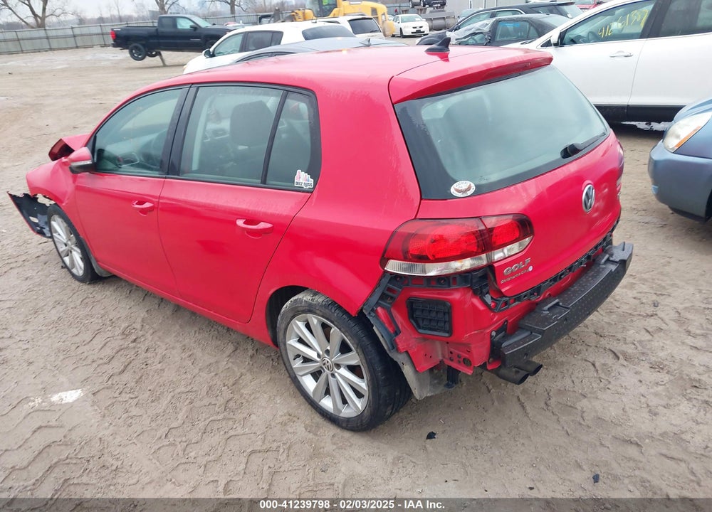 2014 VOLKSWAGEN GOLF VIN: WVWNM7AJ9EW010153