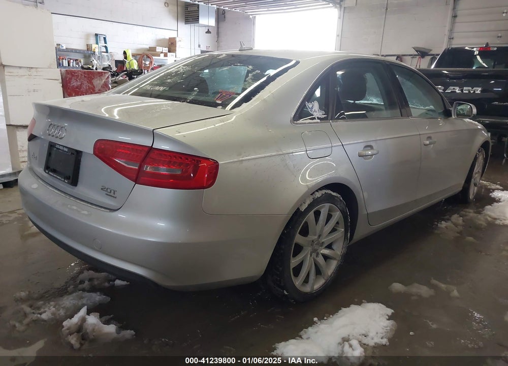 2013 AUDI A4 2.0T PREMIUM VIN: WAUFFAFL2DN034611