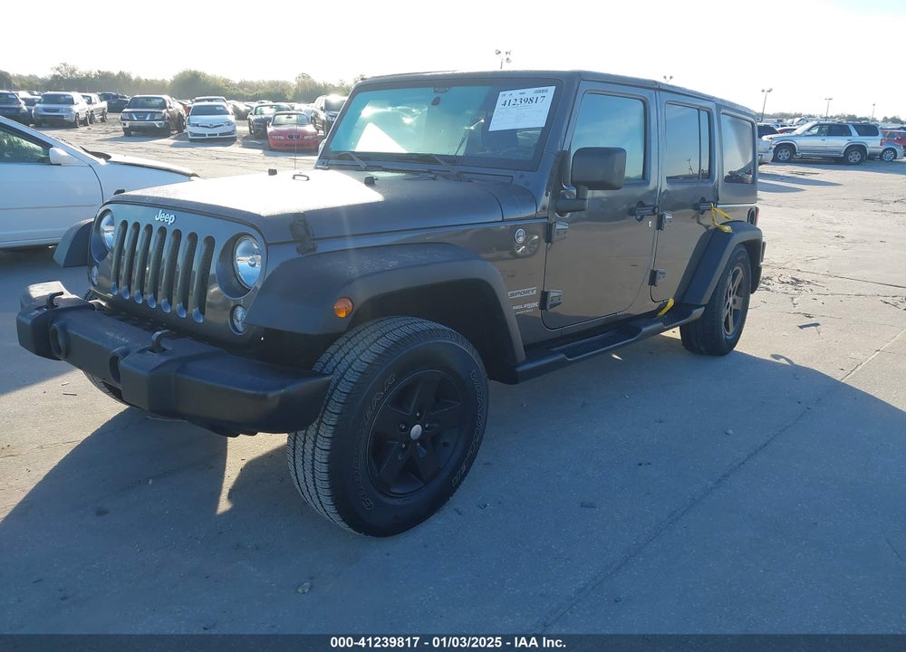 2018 JEEP WRANGLER JK UNLIMITED SPORT S 4X4 VIN: 1C4BJWDG3JL900973