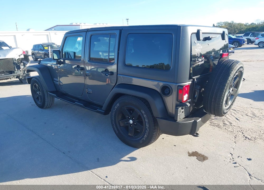 2018 JEEP WRANGLER JK UNLIMITED SPORT S 4X4 VIN: 1C4BJWDG3JL900973