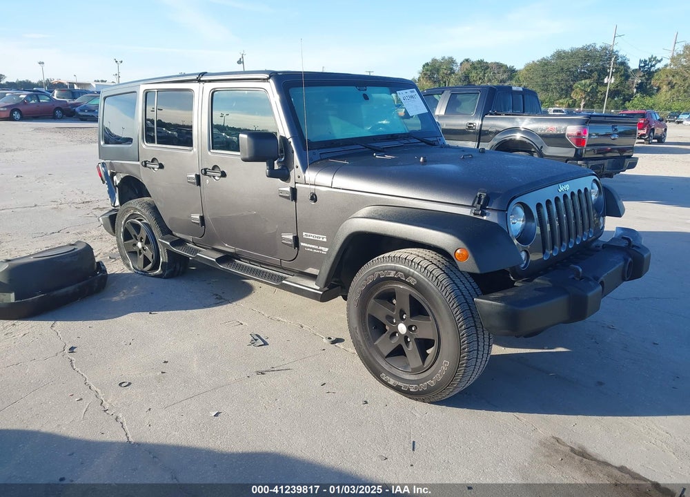 2018 JEEP WRANGLER JK UNLIMITED SPORT S 4X4 VIN: 1C4BJWDG3JL900973