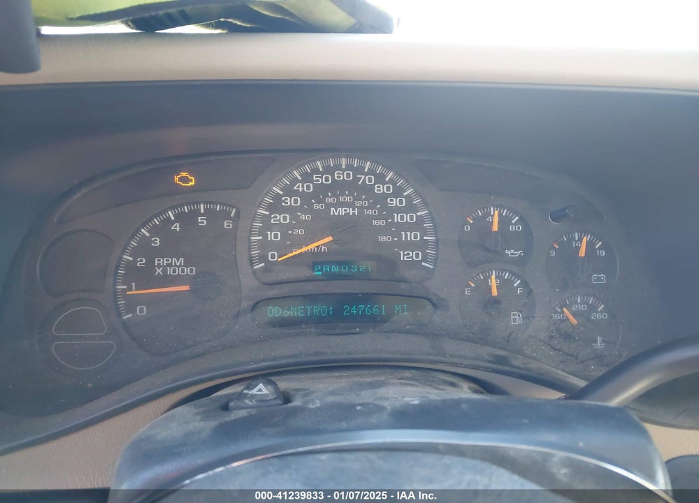 2004 CHEVROLET TAHOE Z71 VIN: 1GNEK13Z54R204706