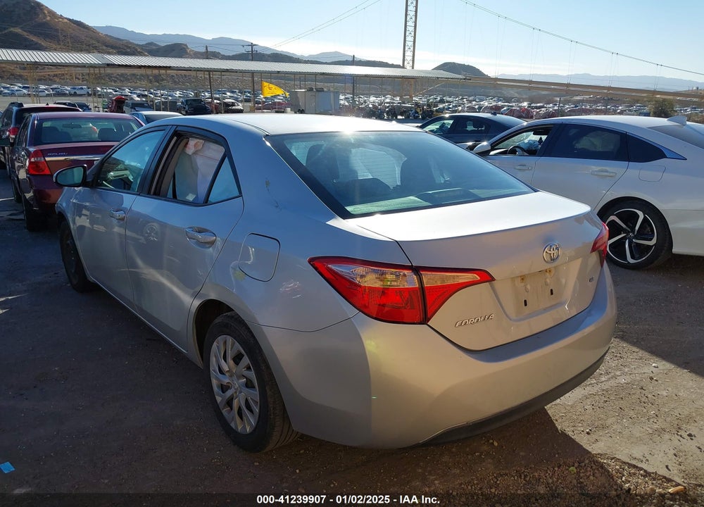2018 TOYOTA COROLLA VIN: 2T1BURHE2JC122643