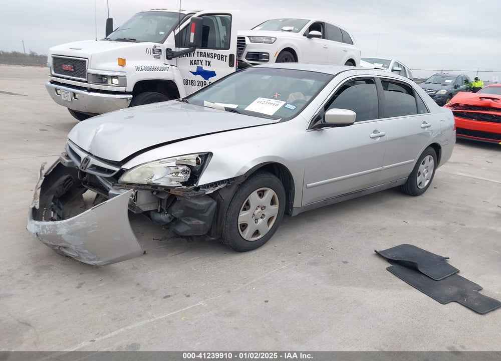 2007 HONDA ACCORD 2.4 LX VIN: 3HGCM56447G700085