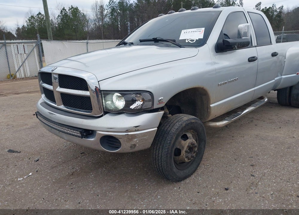 2004 DODGE RAM 3500 SLT/LARAMIE VIN: 3D7MA48C64G110109