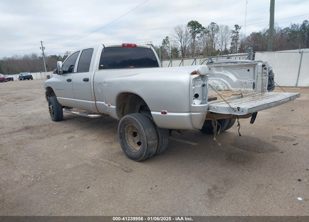 2004 DODGE RAM 3500 SLT/LARAMIE VIN: 3D7MA48C64G110109
