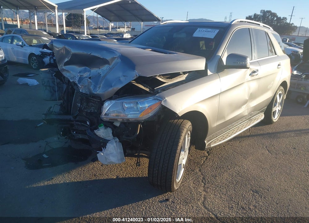 2014 MERCEDES-BENZ ML 350 VIN: 4JGDA5JB2EA271408