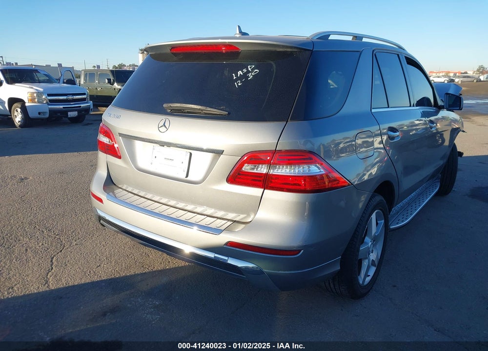 2014 MERCEDES-BENZ ML 350 VIN: 4JGDA5JB2EA271408