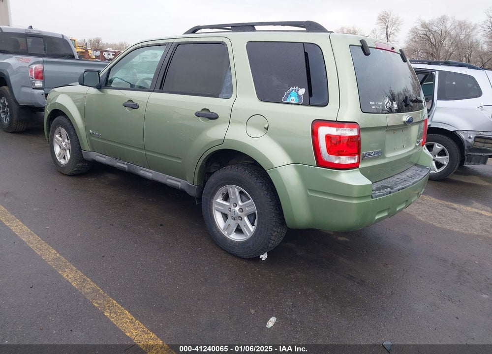 2009 FORD ESCAPE HYBRID VIN: 1FMCU59369KB62126