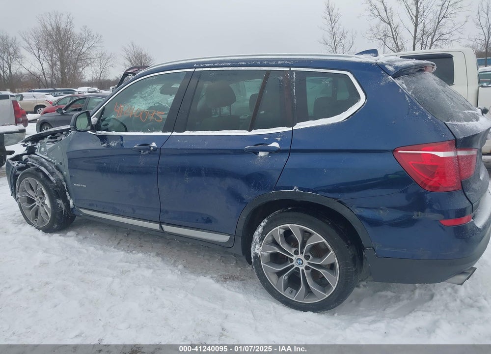 2017 BMW X3 XDRIVE28I VIN: 5UXWX9C39H0T22520