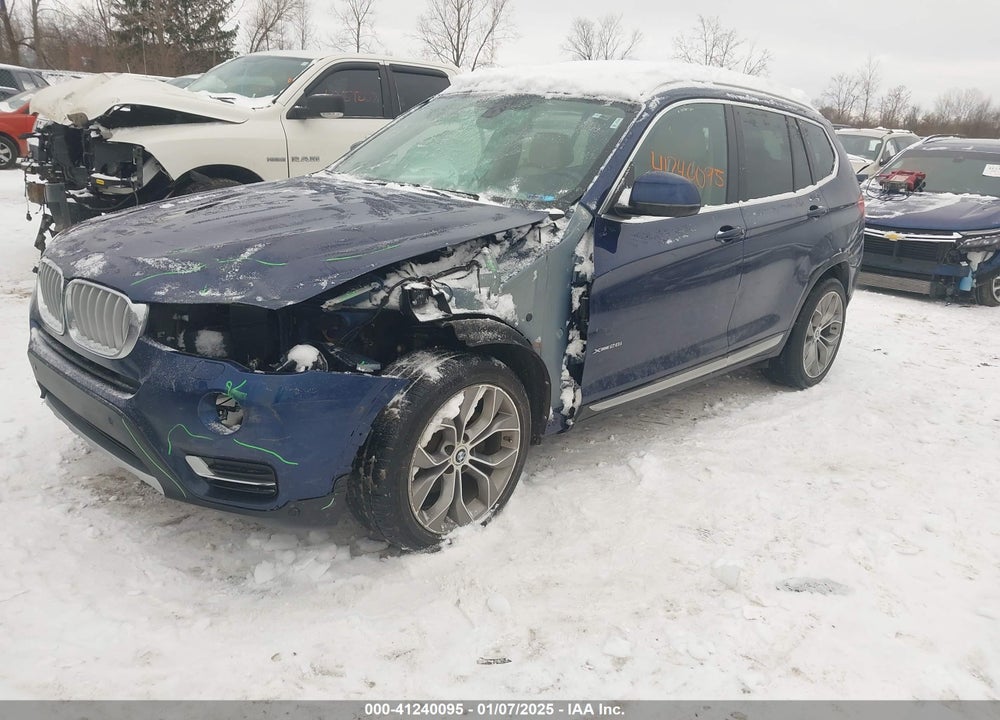 2017 BMW X3 XDRIVE28I VIN: 5UXWX9C39H0T22520