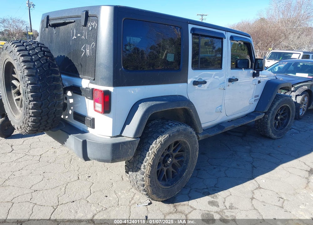 2017 JEEP WRANGLER UNLIMITED SPORT 4X4 VIN: 1C4HJWDG4HL561113