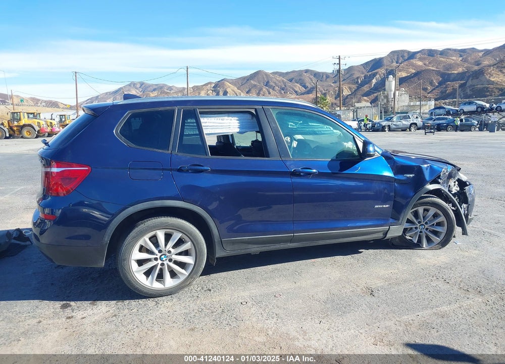 2017 BMW X3 SDRIVE28I VIN: 5UXWZ7C59H0U47212