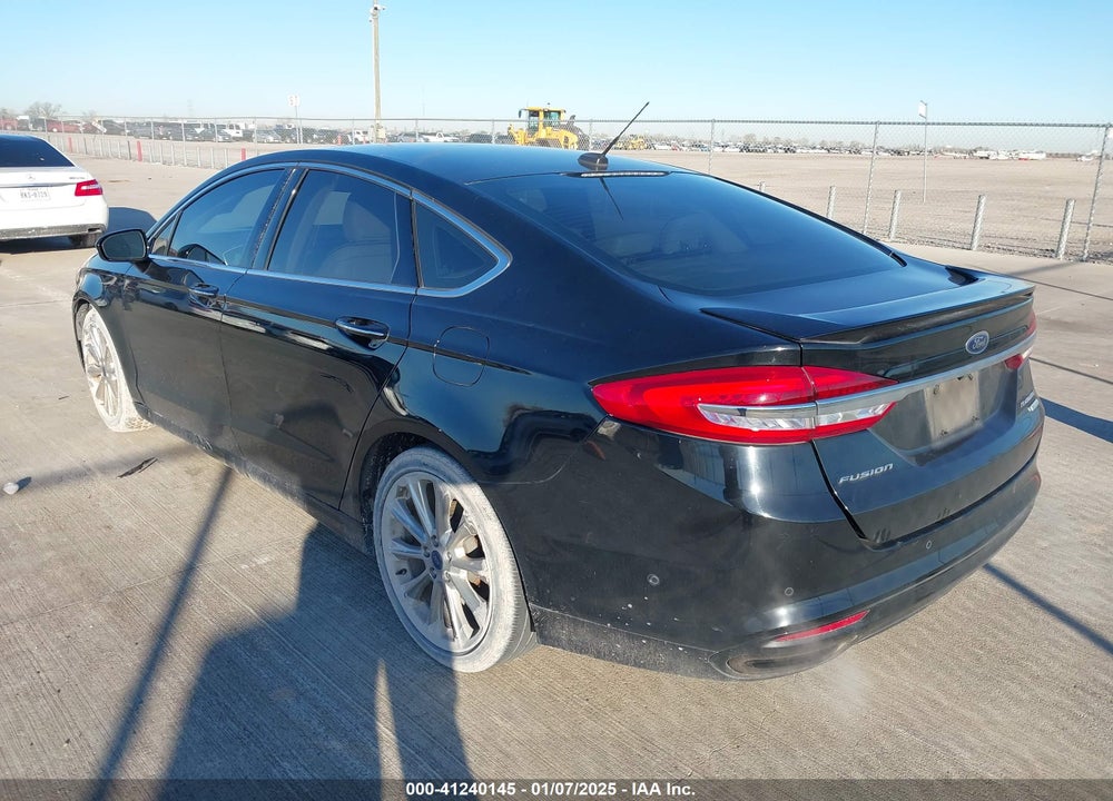 2017 FORD FUSION PLATINUM VIN: 3FA6P0K9XHR335026