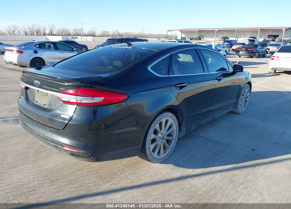 2017 FORD FUSION PLATINUM VIN: 3FA6P0K9XHR335026