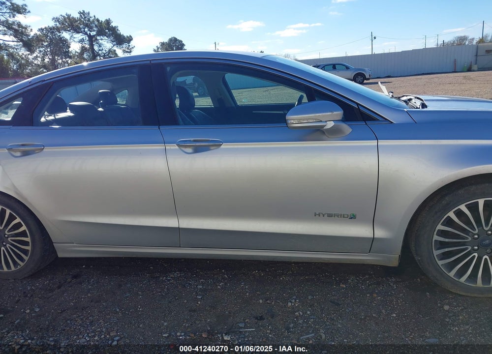 2018 FORD FUSION HYBRID TITANIUM VIN: 3FA6P0RU1JR132316