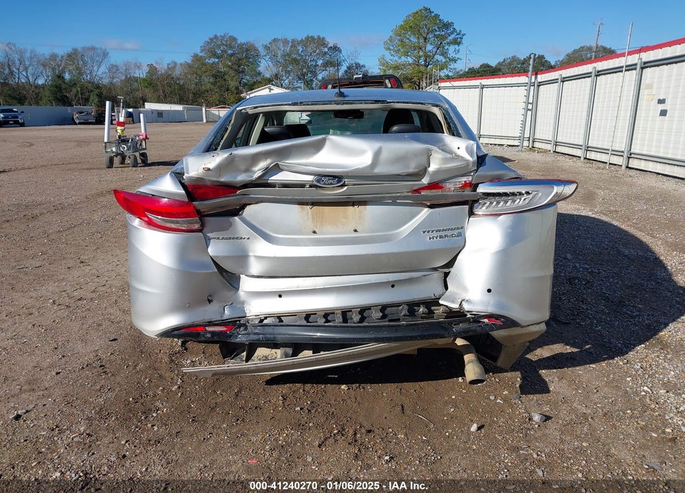 2018 FORD FUSION HYBRID TITANIUM VIN: 3FA6P0RU1JR132316