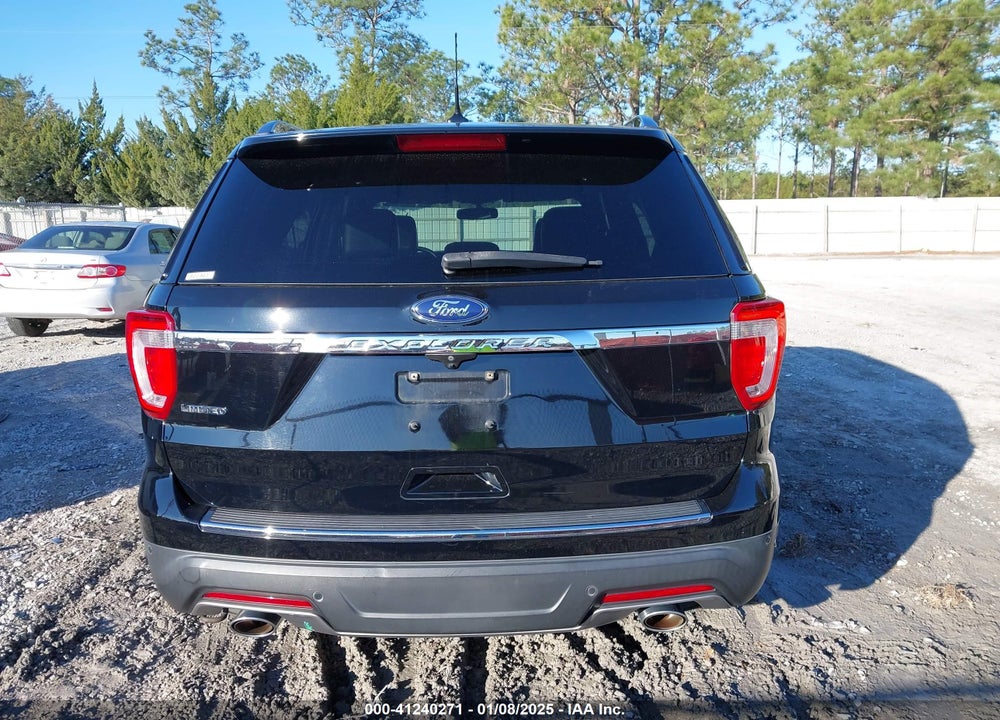 2018 FORD EXPLORER LIMITED VIN: 1FM5K7F81JGB11201