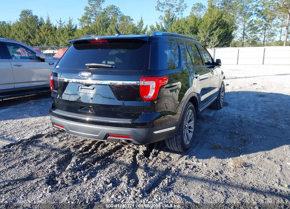 2018 FORD EXPLORER LIMITED VIN: 1FM5K7F81JGB11201