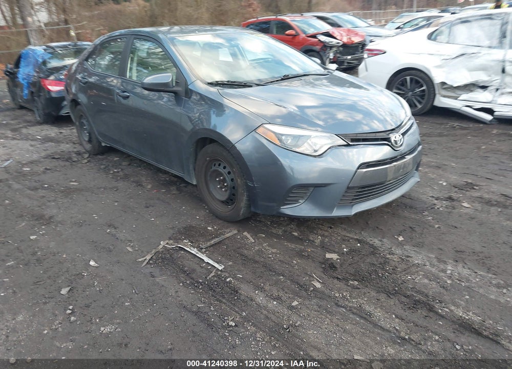 2016 TOYOTA COROLLA LE VIN: 2T1BURHE1GC701387