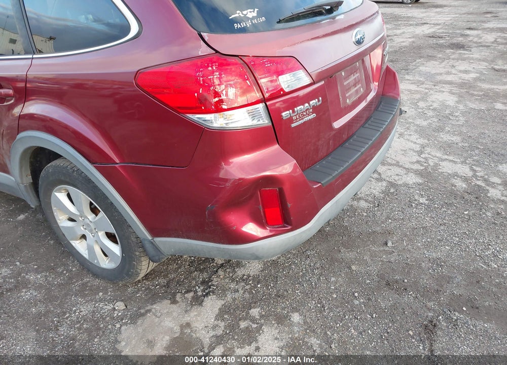 2011 SUBARU OUTBACK 2.5I PREMIUM VIN: 4S4BRBGC9B3341887