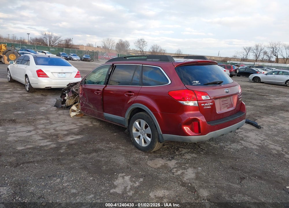 2011 SUBARU OUTBACK 2.5I PREMIUM VIN: 4S4BRBGC9B3341887