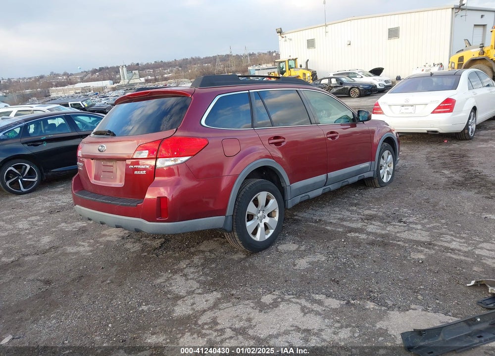 2011 SUBARU OUTBACK 2.5I PREMIUM VIN: 4S4BRBGC9B3341887