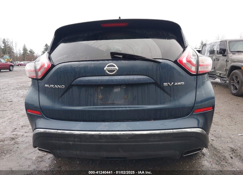 2018 NISSAN MURANO SV VIN: 5N1AZ2MH8JN143476