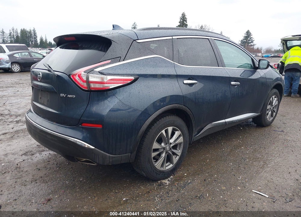 2018 NISSAN MURANO SV VIN: 5N1AZ2MH8JN143476