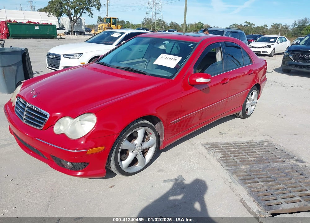 2006 MERCEDES-BENZ C 230 SPORT VIN: WDBRF52HX6A874203