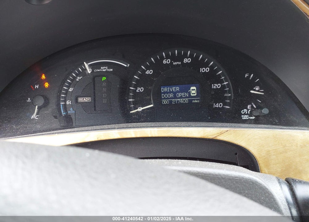 2007 TOYOTA CAMRY HYBRID VIN: 4T1BB46K57U013053