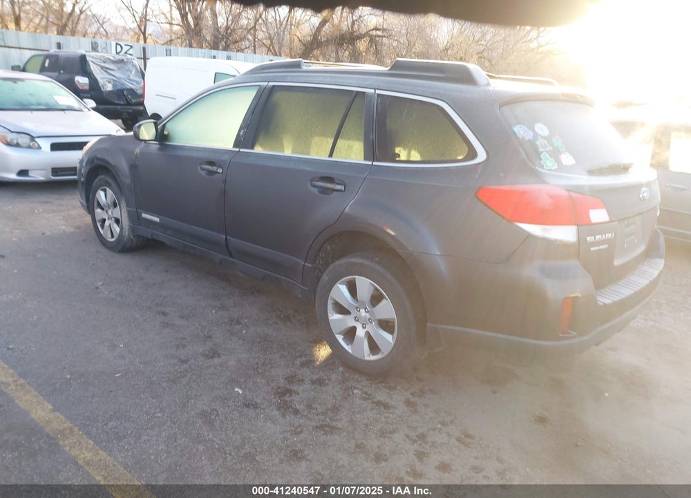 2012 SUBARU OUTBACK 2.5I PREMIUM VIN: 4S4BRCCC8C3239381